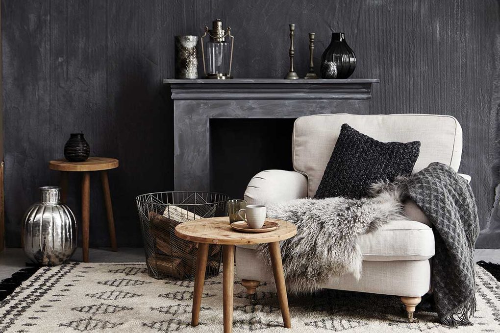 skandynawskie wnętrze w stylu hygge