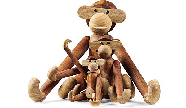 Drewniane małpki Kay Bojesen