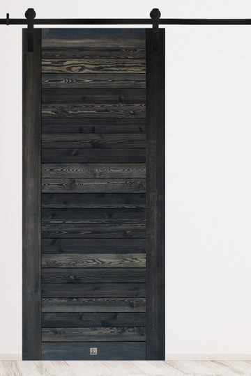 Drewniane drzwi przesuwne, model LINJE
