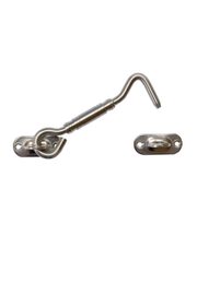 Srebrny haczyk do zamykania drzwi przesuwnych