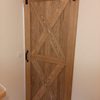 Drzwi drewniane na systemie przesuwnym