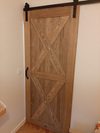Drzwi drewniane na systemie przesuwnym