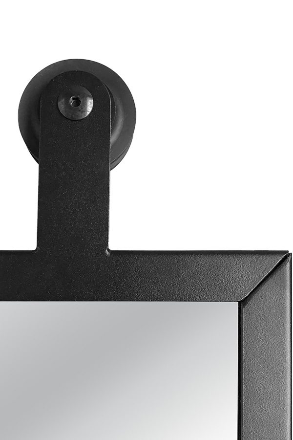 Lustro w metalowej ramie , model LARA