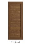 Drewniane drzwi przesuwne, model LINJE