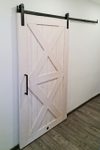 Drewniane drzwi przesuwne, model 2IKS