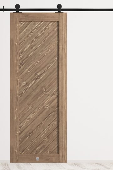 Drzwi przesuwne drewniane, model SKOLE