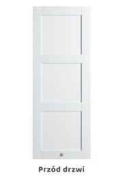 nowoczesne drzwi przesuwne w kolorze białym